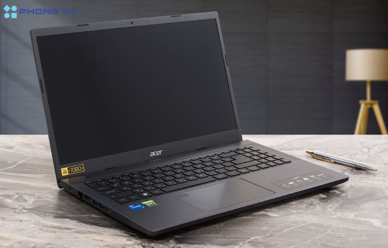 Hình ảnh thực tế Laptop ACER Aspire 7 A715-76-57CY (cạnh trái)