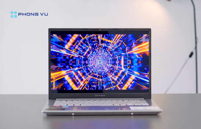 Hình ảnh thực tế laptop ASUS Vivobook Pro M3401QA-KM025W mặt trước