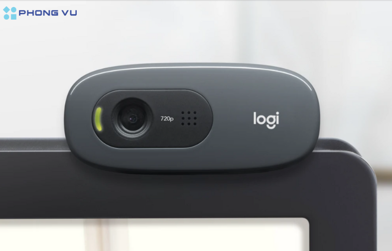 Thiết kế webcam Logitech nhỏ gọn, hiện đại