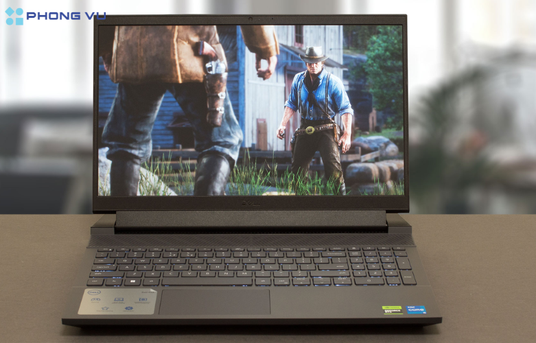 Hình ảnh thực tế Laptop Dell Gaming G15-5530-i7H165W11GR4050 (trực diện)