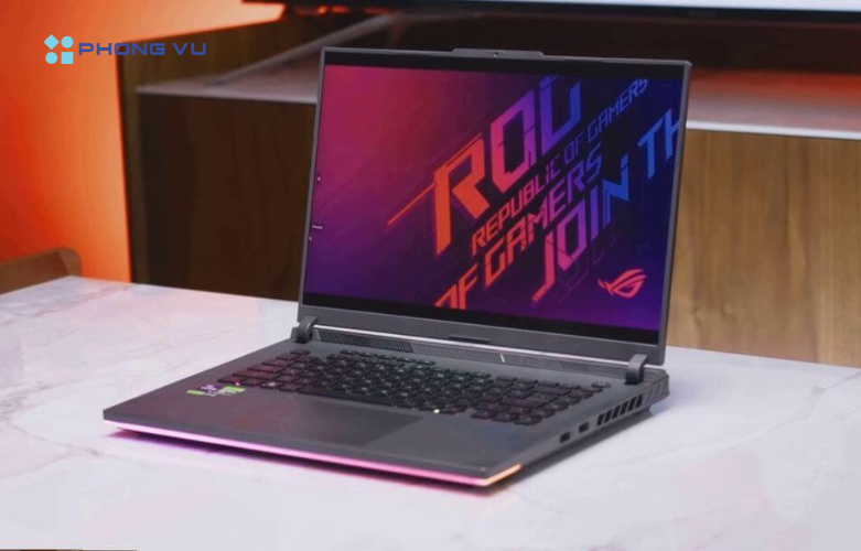Hình ảnh thực tế Laptop ASUS ROG Gaming G614JU-N3777W mặt trước