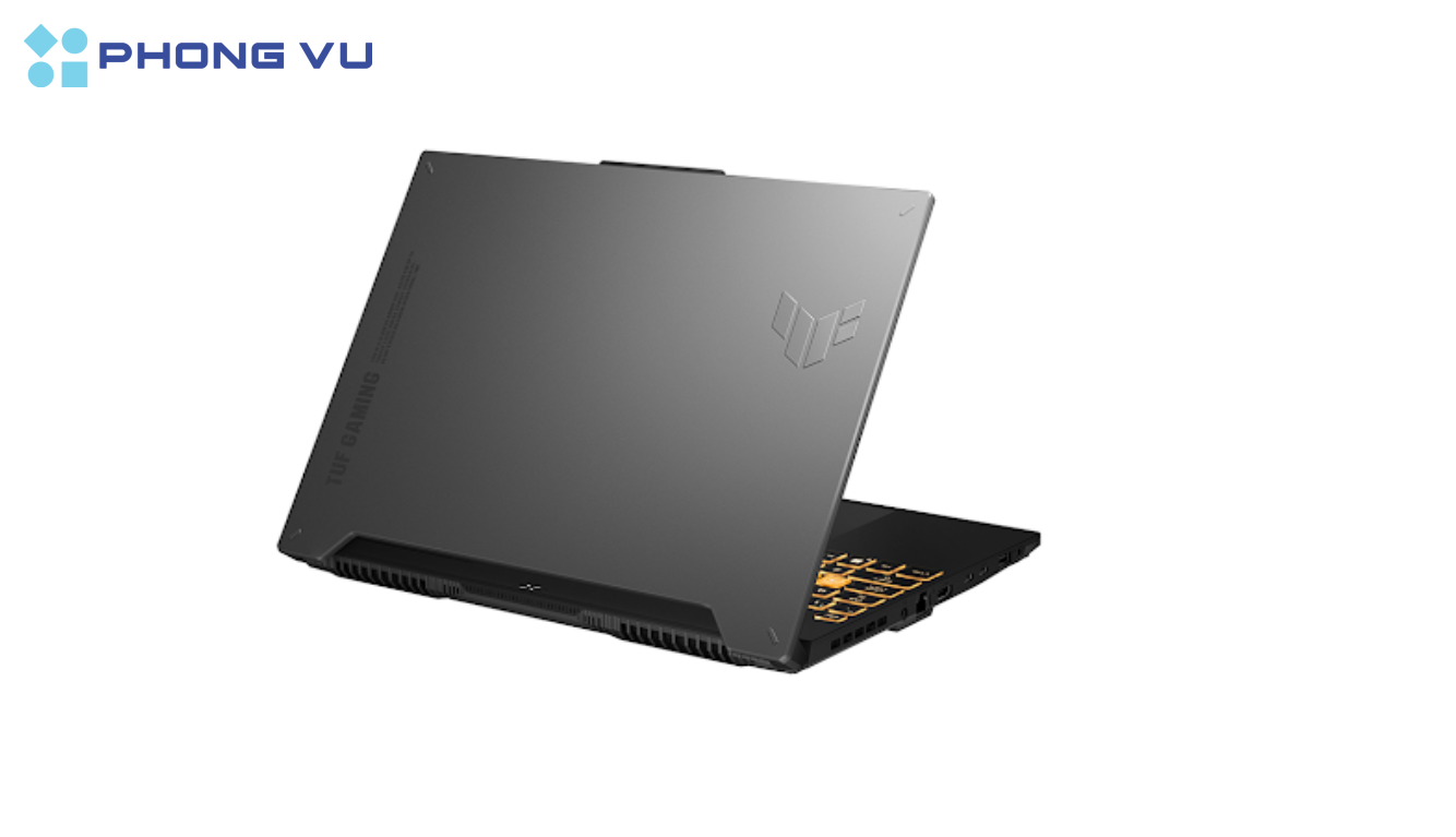 Ngoại hình ASUS Tuf Gaming F15 hầm hố, thiết kế đậm chất gaming