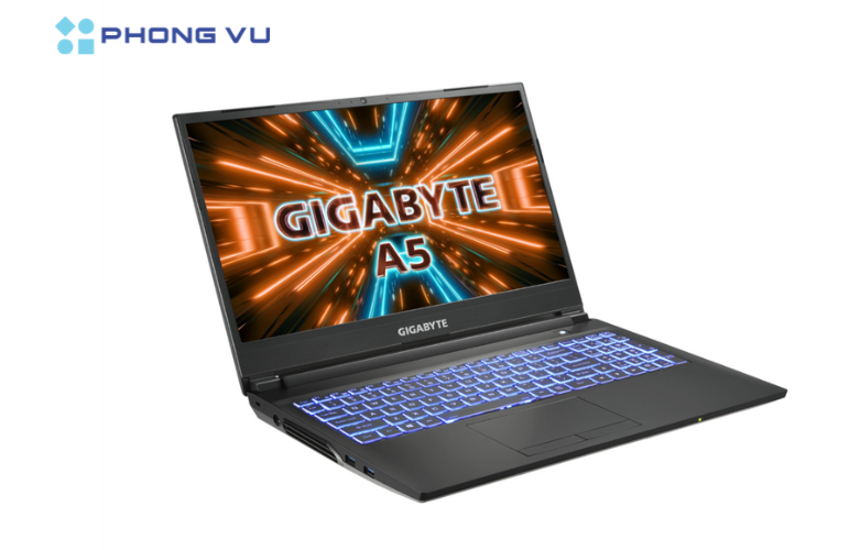 Laptop Gigabyte A5 K1-AVN1030SB trang bị CPU hiệu năng cao Ryzen 5 5600H