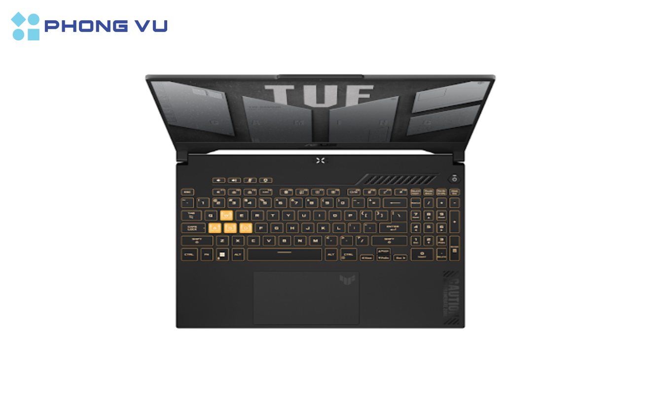ASUS Tuf Gaming F15 FX507VU-LP198W được trang bị bàn phím có hành trình phím sâu