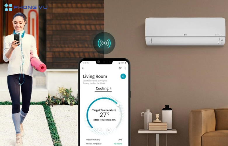 Điều khiển máy lạnh từ xa qua ứng dụng SmartThinQ