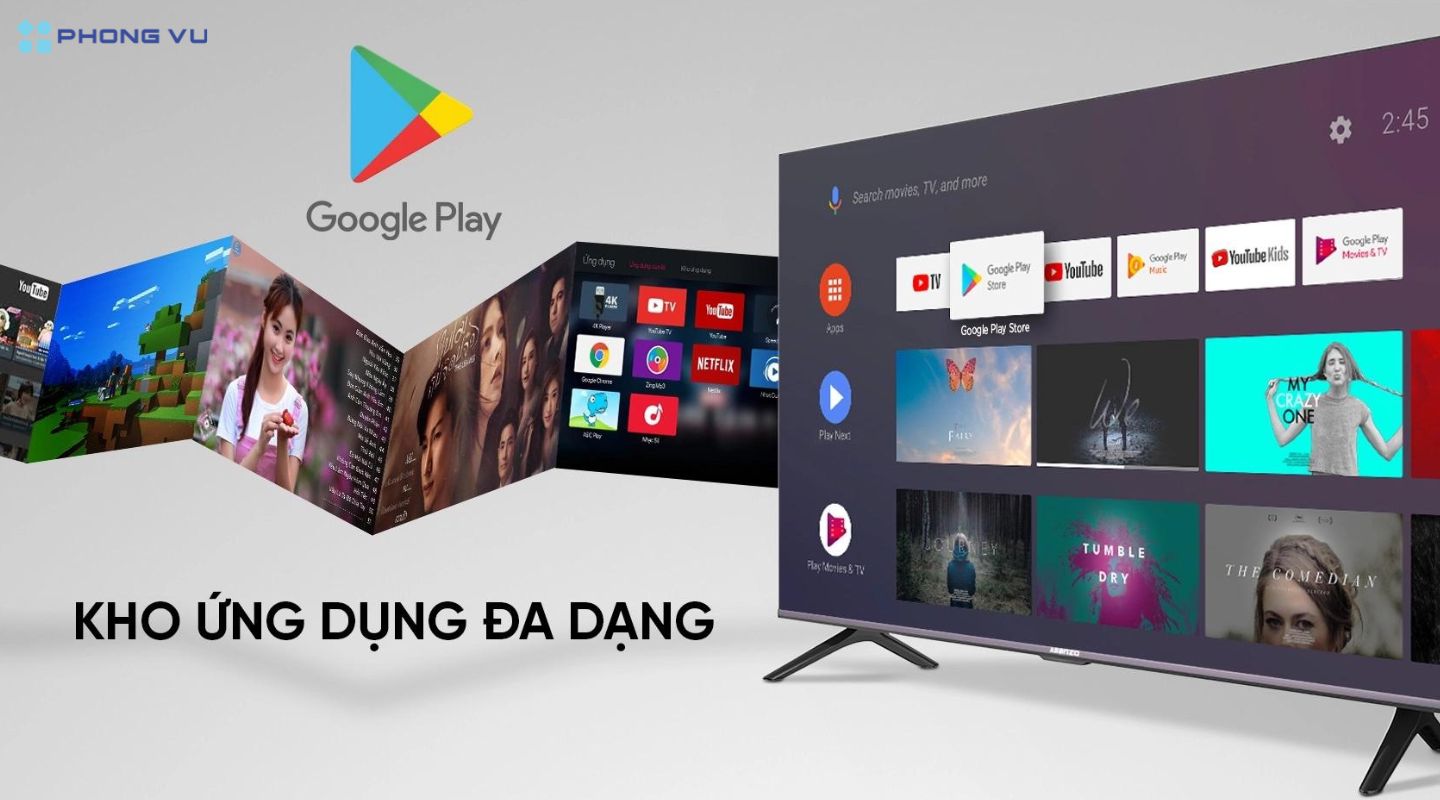 Hệ điều hành Android 9.0 4 nhân mang lại hiệu suất vượt trội, không bị gián đoạn khi dùng ứng dụng.