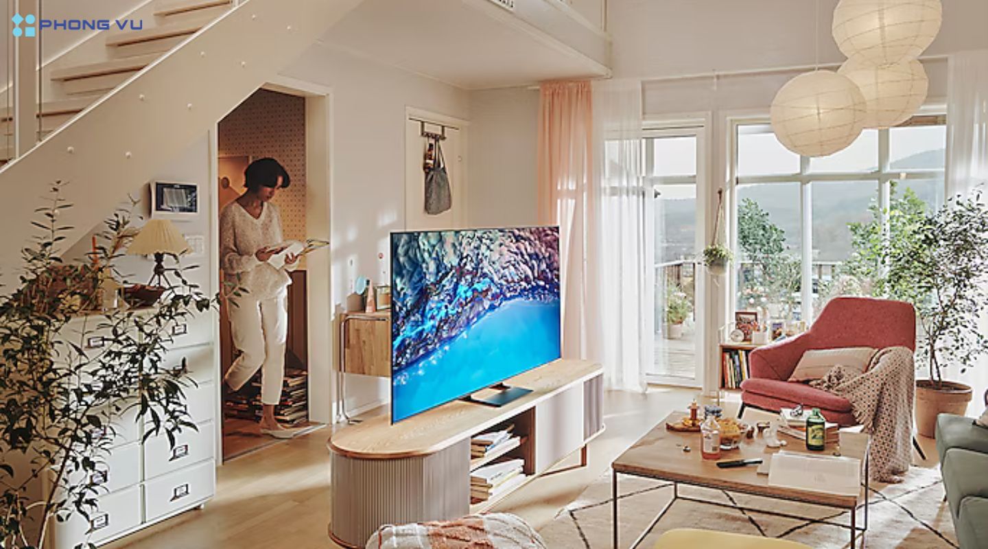 Công nghệ âm thanh tiên tiến giúp Samsung Crystal UHD 4K chinh phục mọi ngóc ngách trong ngôi nhà
