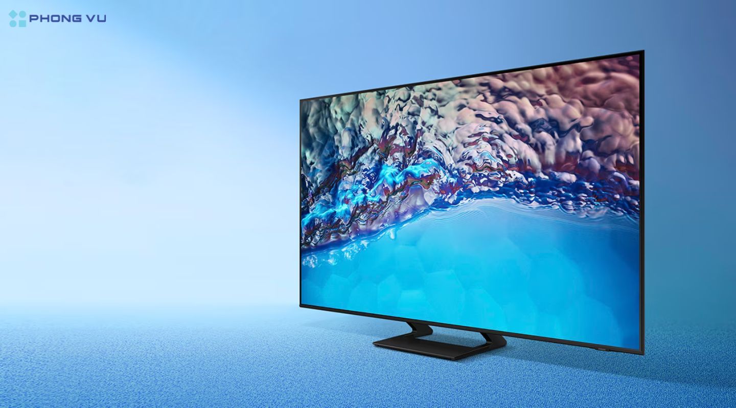 Samsung 4K Crystal UHD 55 inch có khả năng tự động điều chỉnh sáng tối, giúp bảo vệ tầm nhìn cho đôi mắt và tiết kiệm điện năng