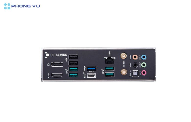 Mainboard ASUS TUF GAMING B660M-PLUS WIFI có cổng kết nối đa dạng