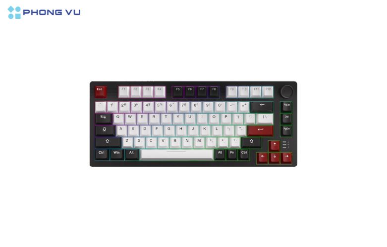 Bàn phím cơ không dây DAREU EK75 PRO WBC_Dream switch (extra keycaps) mang đến trải nghiệm êm mượt cho người dùng