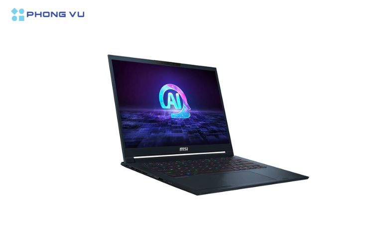 MSI Stealth 14 AI Studio A1VFG-085VN (Ultra 7 155H) sở hữu thiết kế tinh tế, gọn nhẹ
