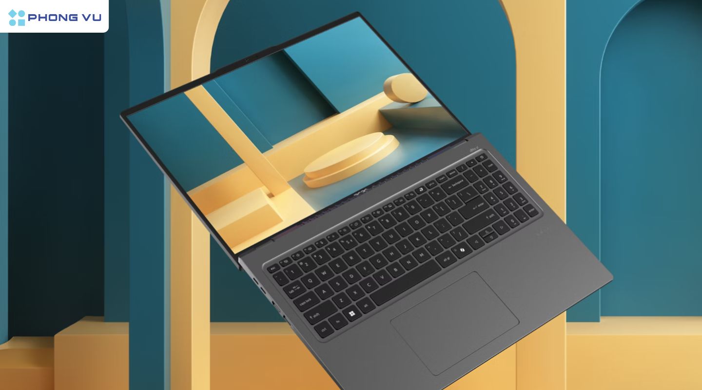 Swift Go Acer thiết kế hiện đại, mỏng nhẹ với màn hình OLED hiển thị hình ảnh đỉnh cao