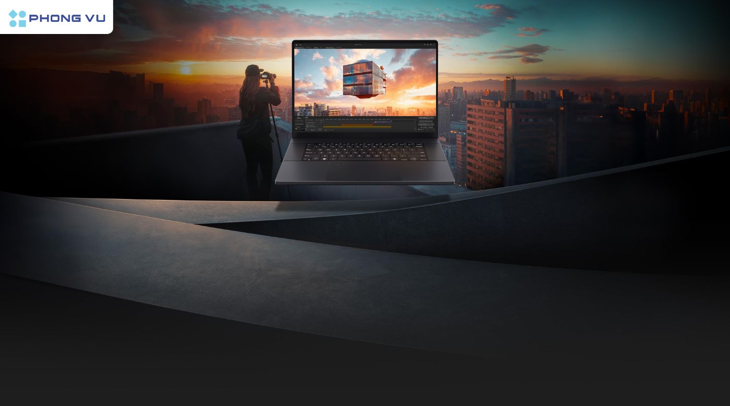 Máy tính laptop Asus AI có những nâng cấp phần cứng cơ bản để đáp ứng chạy AI hiệu quả