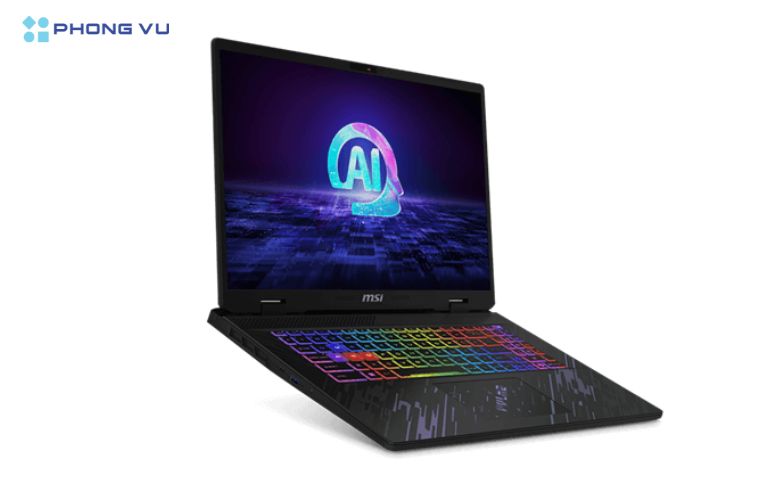MSI Pulse 17 AI C1VGKG-017VN sở hữu thiết kế tinh tế, đậm chất gaming