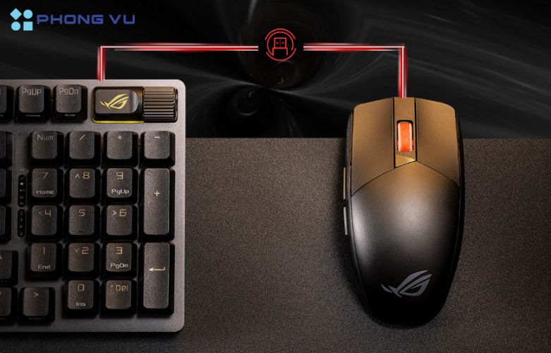 Kết nối không dây giúp không gian chơi game thêm phần gọn gàng, không quá nhiều dây kết nối