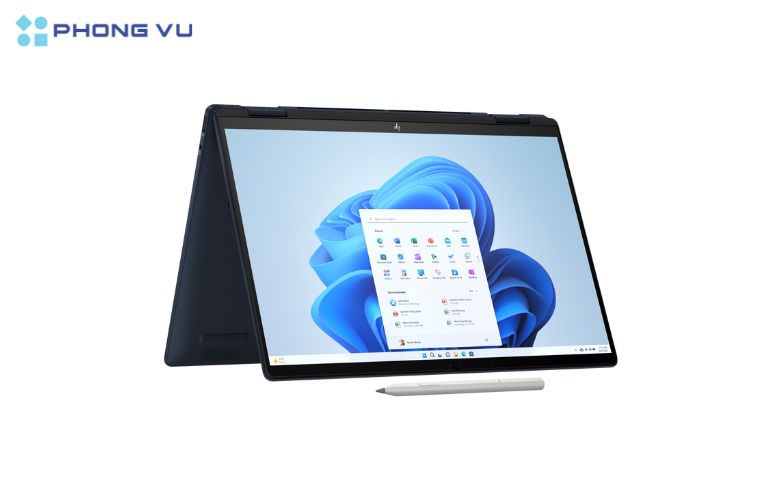 Màn hình cảm ứng của HP Envy X360  tạo ra trải nghiệm sử dụng tốt hơn, giúp tăng cường hiệu suất làm việc