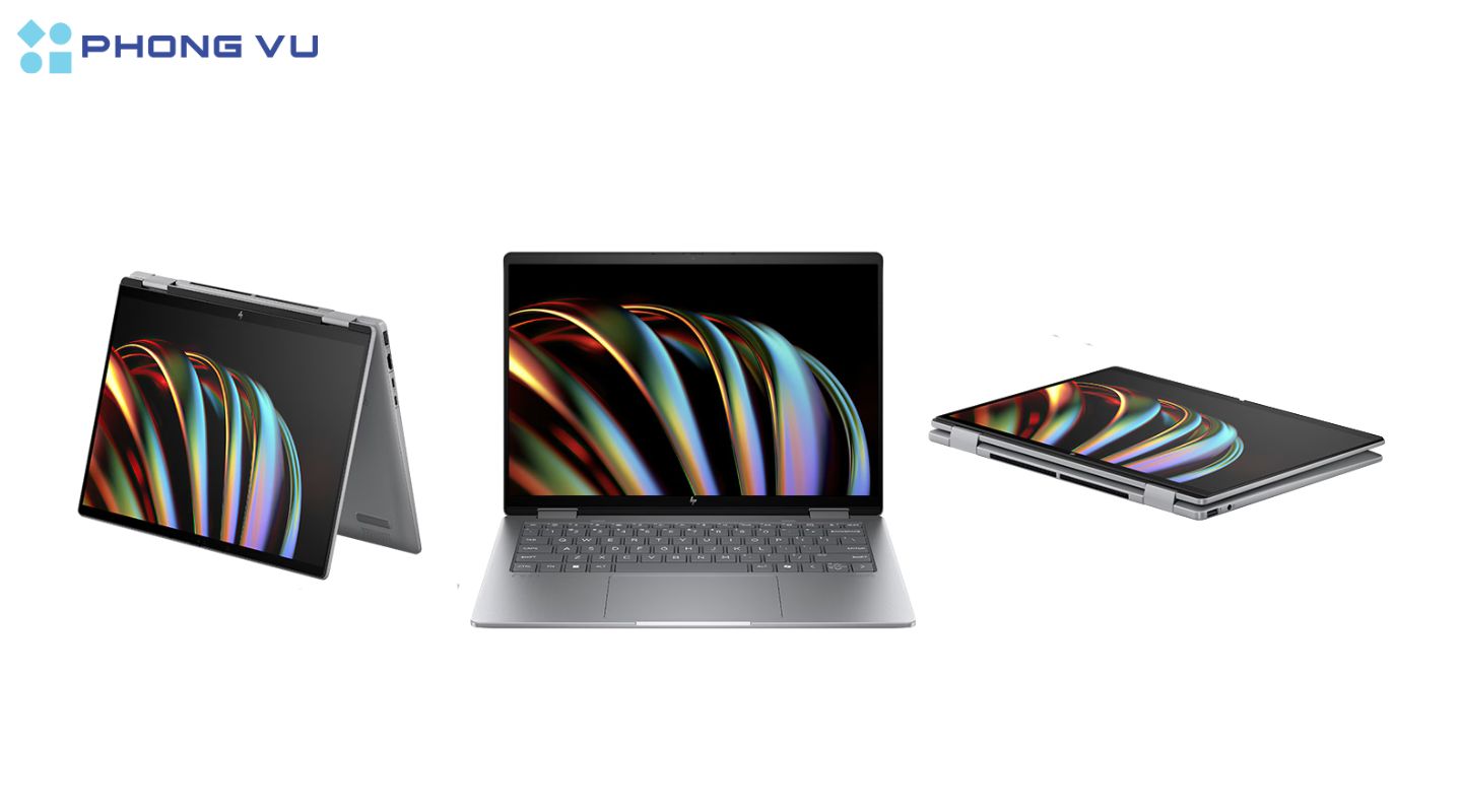 Laptop HP Envy x360 14-fc0090TU - A19C0PA có thiết kế đa dụng dễ dàng biến đổi phù hợp với người sử dụng