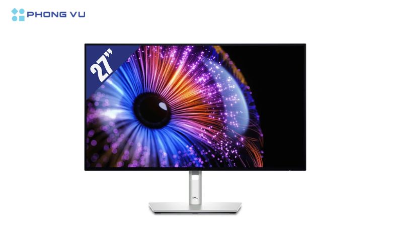 Màn hình Dell UltraSharp U2724DE sở hữu kích thước 27 inch ấn tượng