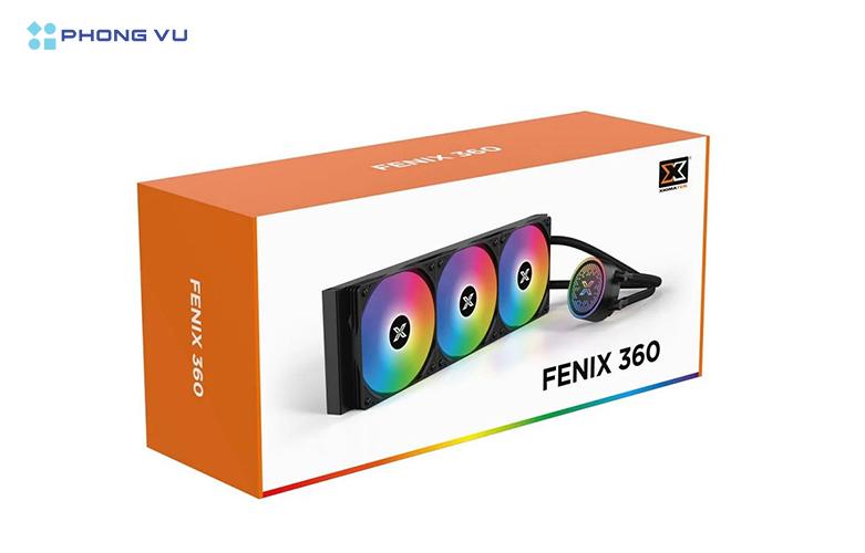 Trang bị 3 quạt 360mm