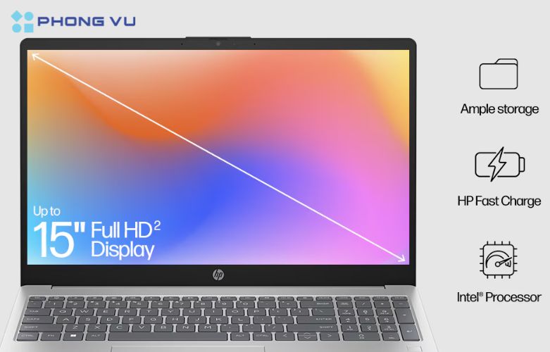 Màn hình Full HD cho phép người dùng làm việc, giải trí, chơi game dễ dàng hơn