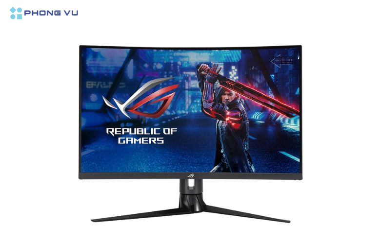 Màn hình XG32VC sở hữu thiết kế hiện đại và mạnh mẽ