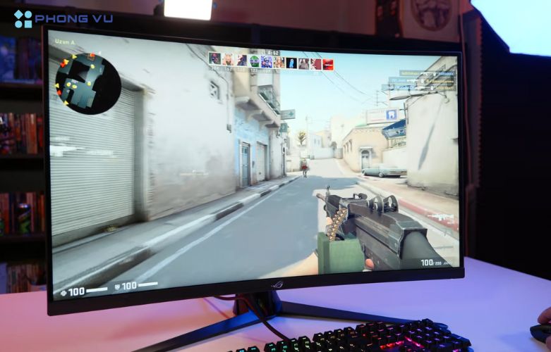Hiệu năng vượt trội cho trải nghiệm gaming mượt mà trên màn hình ASUS ROG Strix XG32VC