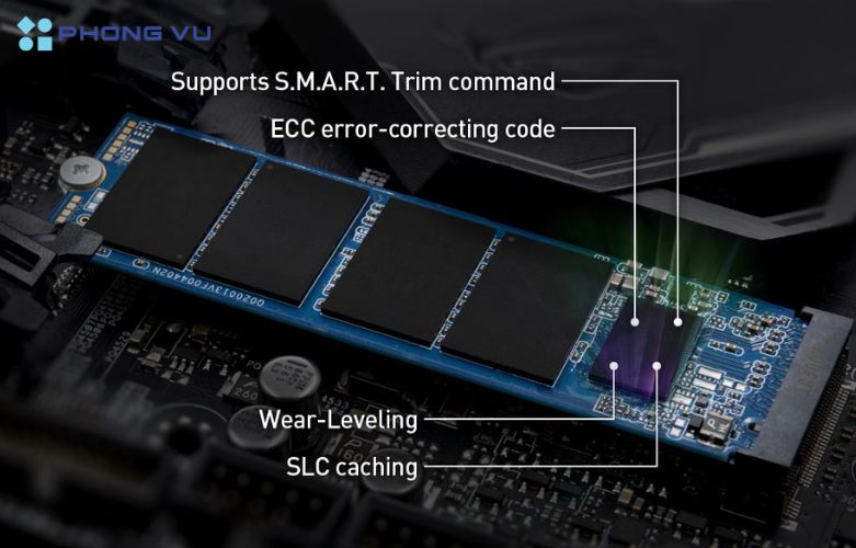 Tốc độ đọc ghi nhanh giúp người dùng tiết kiệm thời gian trong quá trình làm việc