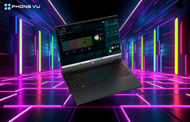 Phần mềm PredatorSense cho phép bạn kiểm soát toàn diện chiếc laptop của mìn
