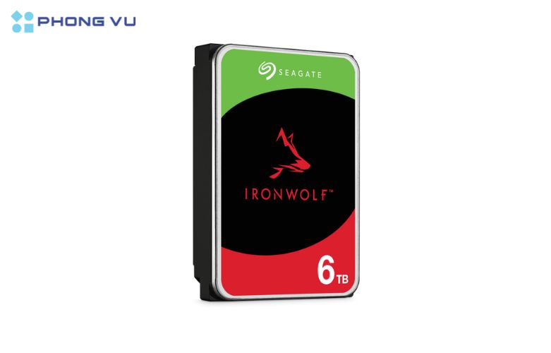 Với khả năng lưu trữ 6TB, ổ cứng IronWolf là lựa chọn lý tưởng cho các hệ thống lưu trữ mạng