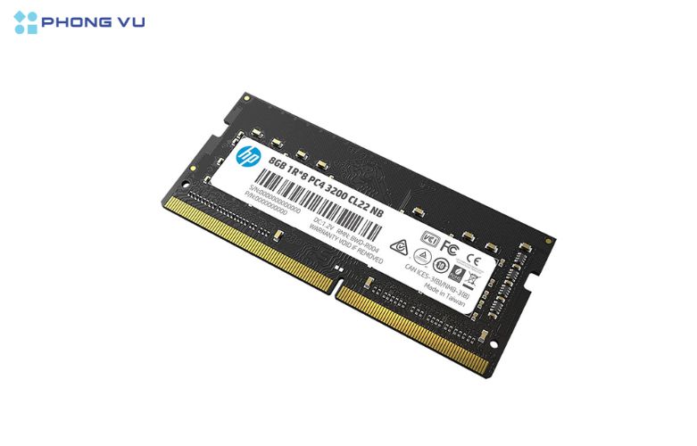 RAM laptop HP S1 sở hữu tốc độ bus 3200MHz