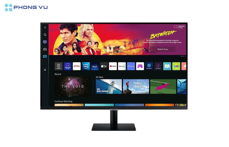 Màn hình SAMSUNG LS32DM700UEXXV thiết kế tinh tế, thanh lịch