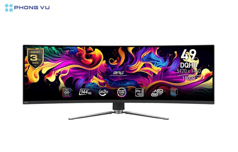 Màn hình LCD MSI MPG 491CQP QD-OLED hỗ trợ công nghệ HDR