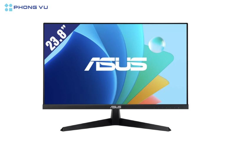 Màn hình ASUS VY249HF-R thiết kế hiện đại với đường viền siêu mỏng