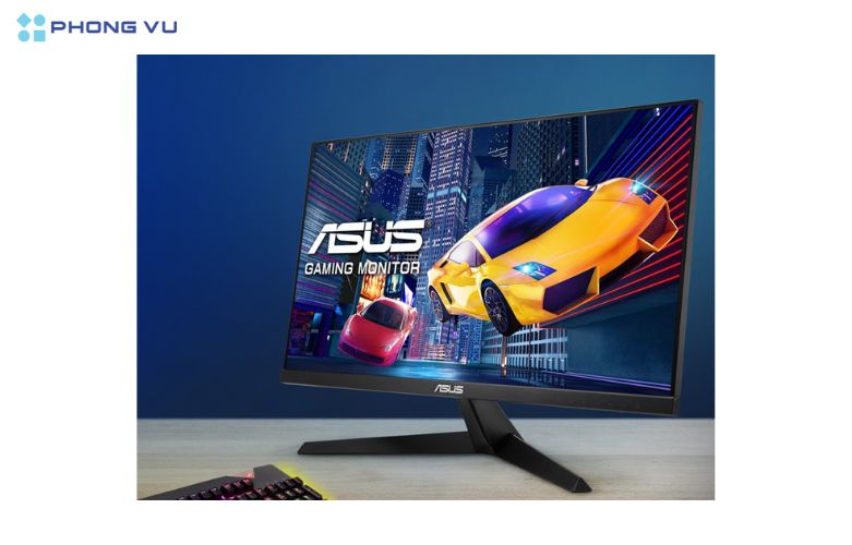 Màn hình LCD Asus 23.8" VY249HF-R tần số quét 100Hz, tốc độ phản hồi nhanh