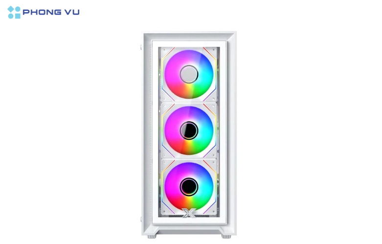 Thùng máy Xigmatek Fly II Arctic 3GF nổi bật với thiết kế ấn tượng