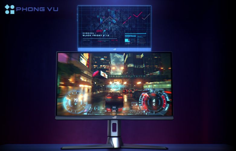 Góc nhìn rộng và màu sắc sống động của tấm nền Fast IPS LED khiến ASUS ROG Strix XG259CM là lựa chọn lý tưởng cho game thủ đòi hỏi chất lượng hình ảnh và hiệu suất cao