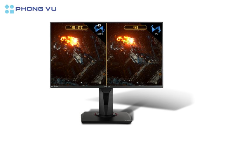 ASUS TUF Gaming VG259QM là lựa chọn lý tưởng cho các game thủ yêu cầu độ chính xác và tốc độ cao trong từng khung hình