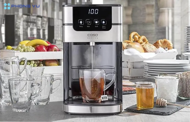 Bình thủy điện thiết kế tối tân, tiết kiệm thời gian đun nước nhờ giữ nhiệt tốt