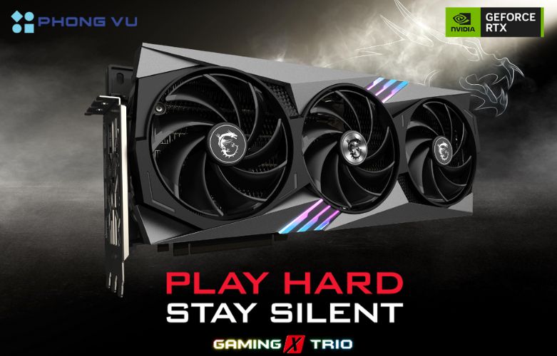 Hệ thống tản nhiệt TRI FROZR 3 của MSI RTX™ 4080 SUPER 16G GAMING X TRIO là một bước tiến lớn trong công nghệ làm mát, đảm bảo card hoạt động ổn định và bền bỉ trong mọi điều kiện
