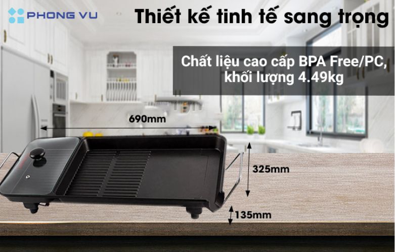 Bếp nướng điện thường yêu cầu nguồn điện ổn định