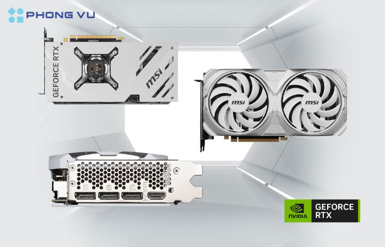 Với những công nghệ tiên tiến này, MSI RTX 4070 Ti SUPER 16G VENTUS 2X WHITE OC không chỉ đáp ứng nhu cầu chơi game mà còn là công cụ mạnh mẽ cho các nhà sáng tạo nội dung và người dùng chuyên nghiệp