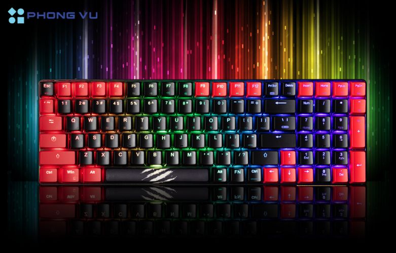 Hệ thống đèn nền RGB với 16.8 triệu màu cùng nhiều hiệu ứng ánh sáng tùy chỉnh