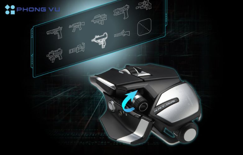 Với độ bền lên đến 60 triệu lần nhấn, các nút bấm của chuột không dây Gaming Madcatz R.A.T DWS đảm bảo sự tin cậy và hiệu suất cao