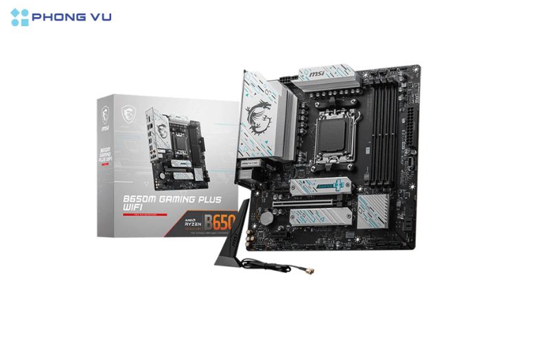Mainboard MSI B650M GAMING PLUS WIFI thiết kế hiện đại