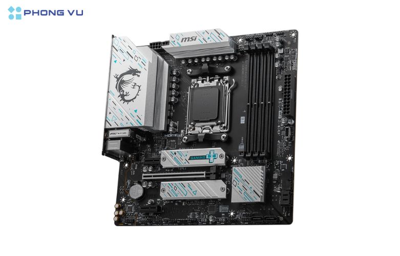Mainboard MSI B650M GAMING PLUS WIFI có khả năng lưu trữ linh hoạt