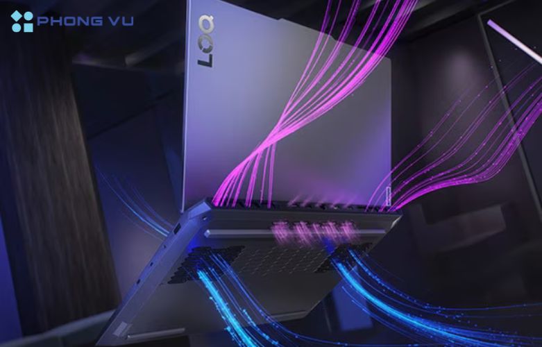Tản nhiệt với công nghệ Hyper Chamber giúp máy đẩy được luồng khí nóng ra ngoài một cách nhanh chóng