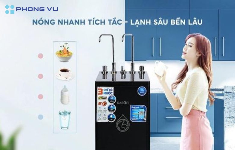 Sự tiện lợi và hiệu quả của máy lọc nước đã khiến nó trở thành một lựa chọn ưu tiên trong mỗi gia đình