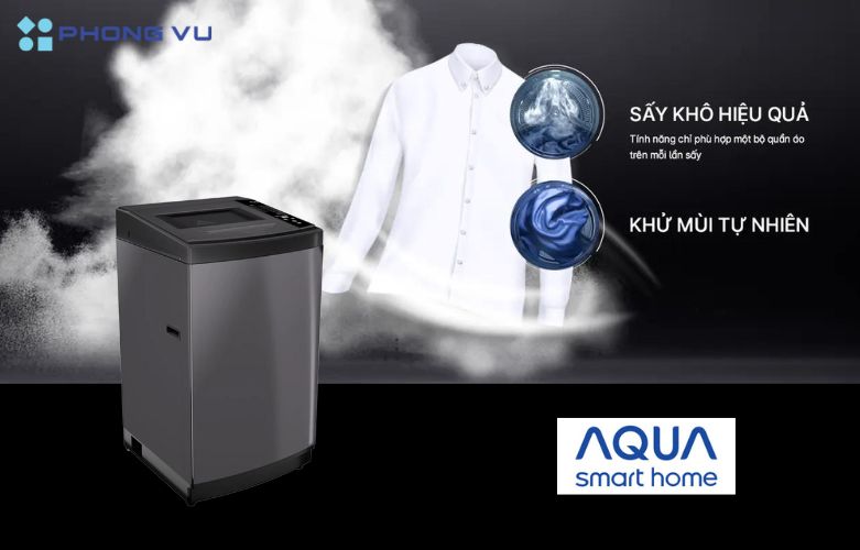 Dòng Máy giặt Aqua 8 kg AQW-KS80GT.S
