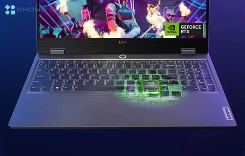Card đồ họa NVIDIA® GeForce RTX™ 4060 8GB GDDR6 giúp máy ổn định hiệu suất, chia nhỏ luồng công việc cho CPU, làm cho máy có thể chạy mượt mà, không giật lag