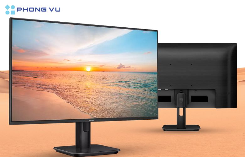 Nhờ vào hệ thống cổng kết nối phong phú, màn hình PHILIPS 24E1N1100D/74 đảm bảo tính tương thích cao, giúp người dùng dễ dàng thiết lập không gian làm việc hoặc giải trí theo nhu cầu